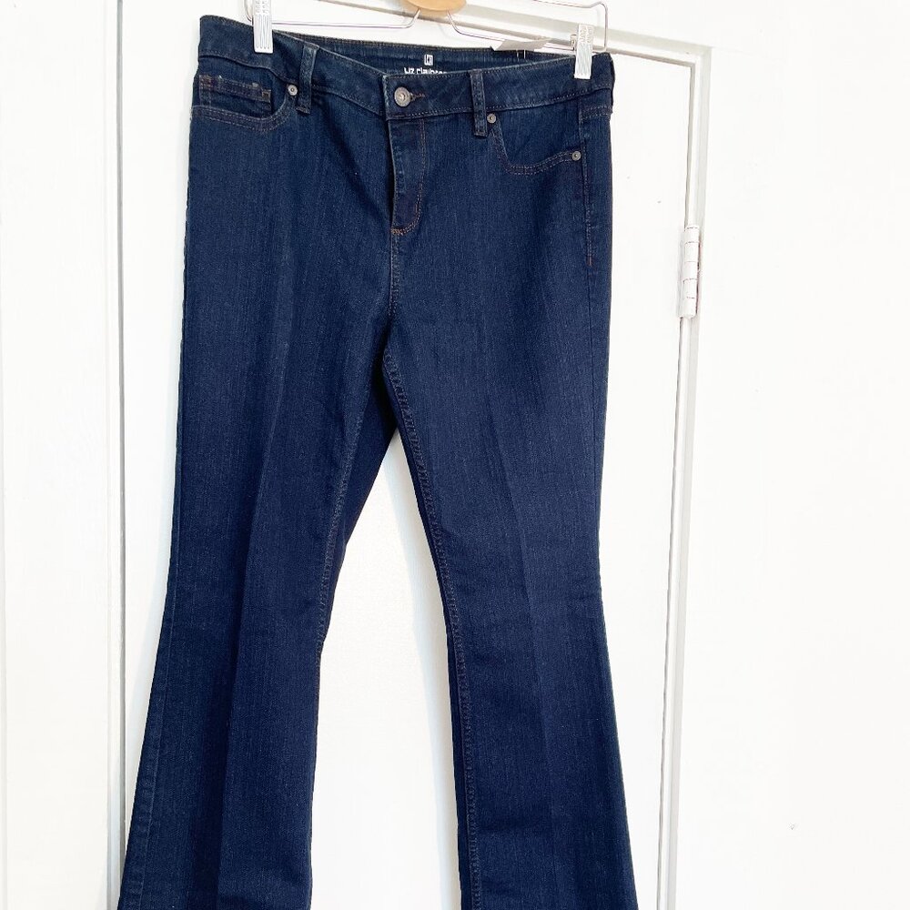 Liz Claiborne Essential Denim Classic Fit Bootcut – Dark Rinse Wash – Style 851